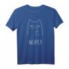 Lustiges Katzen - Nope T-Shirt für Damen & Herren | Perfektes Geschenk für Katzenliebhaber, Freunde & Familie zu Geburtstagen & Weihnachten