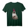 Süßes Birma Katze und Herzen T-Shirt - Niedliches Katzenmotiv für Katzenliebhaber & Tierfreunde