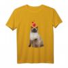 Süßes Birma Katze und Herzen T-Shirt - Niedliches Katzenmotiv für Katzenliebhaber & Tierfreunde