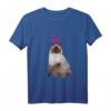 Süßes Birma Katze und Herzen T-Shirt - Niedliches Katzenmotiv für Katzenliebhaber & Tierfreunde