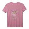 Blumen Schmetterlinge Radfahrerin Geschenk Fahrrad T-Shirt - Perfekt für Radfahrer, Mountainbiker, BMX & Rennradfans zu Weihnachten & Geburtstag