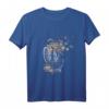 Blumen Schmetterlinge Radfahrerin Geschenk Fahrrad T-Shirt - Perfekt für Radfahrer, Mountainbiker, BMX & Rennradfans zu Weihnachten & Geburtstag