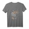 Blumen Schmetterlinge Radfahrerin Geschenk Fahrrad T-Shirt - Perfekt für Radfahrer, Mountainbiker, BMX & Rennradfans zu Weihnachten & Geburtstag