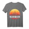 Mannheim Skyline im Retro Vintage Stil Monnem T-Shirt – Heimatliebe und Stadtpanorama Geschenk für Mannheimer