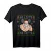 Lustiges No Lifts No Gifts Ugly Christmas Workout T-Shirt – Humorvolles Fitness-Geschenk für Bodybuilder & Gewichtheber zu Weihnachten