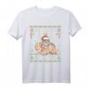Lustiges No Lifts No Gifts Ugly Christmas Workout T-Shirt – Humorvolles Fitness-Geschenk für Bodybuilder & Gewichtheber zu Weihnachten