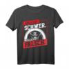 Möglichst Schwer Möglichst Falsch Bodybuilding Spruch T-Shirt - Lustiges Geschenk für Oldskool Bodybuilder & Kraftsportler