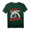 Möglichst Schwer Möglichst Falsch Bodybuilding Spruch T-Shirt - Lustiges Geschenk für Oldskool Bodybuilder & Kraftsportler