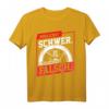Möglichst Schwer Möglichst Falsch Bodybuilding Spruch T-Shirt - Lustiges Geschenk für Oldskool Bodybuilder & Kraftsportler