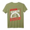 Möglichst Schwer Möglichst Falsch Bodybuilding Spruch T-Shirt - Lustiges Geschenk für Oldskool Bodybuilder & Kraftsportler