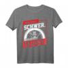 Möglichst Schwer Möglichst Falsch Bodybuilding Spruch T-Shirt - Lustiges Geschenk für Oldskool Bodybuilder & Kraftsportler