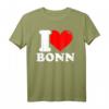 I love Bonn - Lustiges Stadt T-Shirt für Bonn-Fans, Humorvolles Geschenk und Streetwear