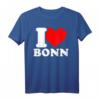 I love Bonn - Lustiges Stadt T-Shirt für Bonn-Fans, Humorvolles Geschenk und Streetwear