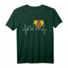 Bonn Skyline Herzschlag T-Shirt – Liebe zur Bundesstadt Bonn, NRW, mit Wahrzeichen wie Godesburg, Rhein & Co.