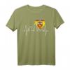 Bonn Skyline Herzschlag T-Shirt – Liebe zur Bundesstadt Bonn, NRW, mit Wahrzeichen wie Godesburg, Rhein & Co.