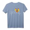 Bonn Skyline Herzschlag T-Shirt – Liebe zur Bundesstadt Bonn, NRW, mit Wahrzeichen wie Godesburg, Rhein & Co.