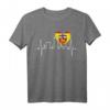 Bonn Skyline Herzschlag T-Shirt – Liebe zur Bundesstadt Bonn, NRW, mit Wahrzeichen wie Godesburg, Rhein & Co.