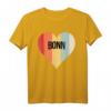 Bonn Retro Farben T-Shirt | Meine Herz Liebe Heimatstadt – Perfektes Geschenk für Freunde, Familie & Städtetrips