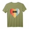 Bonn Retro Farben T-Shirt | Meine Herz Liebe Heimatstadt – Perfektes Geschenk für Freunde, Familie & Städtetrips