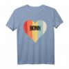 Bonn Retro Farben T-Shirt | Meine Herz Liebe Heimatstadt – Perfektes Geschenk für Freunde, Familie & Städtetrips