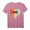 Bonn Retro Farben T-Shirt | Meine Herz Liebe Heimatstadt – Perfektes Geschenk für Freunde, Familie & Städtetrips