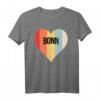 Bonn Retro Farben T-Shirt | Meine Herz Liebe Heimatstadt – Perfektes Geschenk für Freunde, Familie & Städtetrips