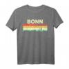 Mein Bonn Skyline Deutschland Heimat Stadt Souvenir T-Shirt – Perfektes Geschenk für Bonner & Bonn-Urlauber zum Geburtstag & Weihnachten