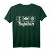 Kapitän T-Shirt für Bootsfahrer und Seemänner – Maritime Mode für Wasserliebhaber mit Steuer, Mütze & Steuerrad