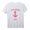 Echte Frauen fahren Boot - Kapitänin Segel T-Shirt mit Anker für Damen, Skipperin & Mamitän, ideal für Segelabenteuer