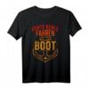 Bootsfahrer Männer T-Shirt mit Spruch 'Echte Kerle fahren Boot' - Perfektes Geschenk für Kapitäne, Seemänner und Yachtliebhaber