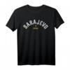 Sarajevo Bosnien T-Shirt – Klassisch geschnitten, doppelt genähter Saum, ideales Souvenir und Landestypisches Geschenk