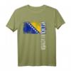 Bosnien Herzegowina Flagge T-Shirt für Männer, Frauen und Kinder – Nationalstolz, Geschenkidee & Kulturt-Shirt