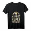 Bosnien und Herzegowina T-Shirt Damen & Herren mit V-Ausschnitt – Lustiges Fan Souvenir für Bosnisch Liebhaber