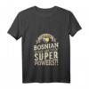 Bosnien und Herzegowina T-Shirt Damen & Herren mit V-Ausschnitt – Lustiges Fan Souvenir für Bosnisch Liebhaber
