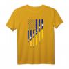 Bosnien und Herzegowina Amerikanische Flagge | Bosnische Wurzeln T-Shirt für Stolze Bosnier und die Diaspora