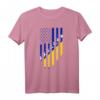 Bosnien und Herzegowina Amerikanische Flagge | Bosnische Wurzeln T-Shirt für Stolze Bosnier und die Diaspora