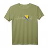 Bosnien Flagge Herzschlag T-Shirt für Damen, Herren & Kinder – Perfektes Geschenk aus Sarajevo