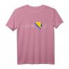 Bosnien Flagge Herzschlag T-Shirt für Damen, Herren & Kinder – Perfektes Geschenk aus Sarajevo