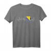 Bosnien Flagge Herzschlag T-Shirt für Damen, Herren & Kinder – Perfektes Geschenk aus Sarajevo