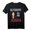 Blutgruppe Jebiga Balkan T-Shirt für Serben, Bosnier & Kroaten – Lustiges Balkan Outfit für Humor und Kultur