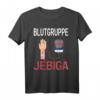 Blutgruppe Jebiga Balkan T-Shirt für Serben, Bosnier & Kroaten – Lustiges Balkan Outfit für Humor und Kultur