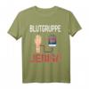 Blutgruppe Jebiga Balkan T-Shirt für Serben, Bosnier & Kroaten – Lustiges Balkan Outfit für Humor und Kultur