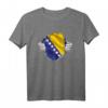 Bosnien Shirt mit Flagge - Patriotisches T-Shirt für Bosnien-Fans, Stolz auf Wurzeln & Nationaler Feiertag