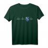Herzfrequenz Bosnien Herzegowina Flagge EKG Wappen T-Shirt – Perfekt für Bosnien Fans und Unterstützer