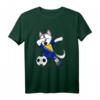 Dabbing Husky Dog Trikot Bosnien und Herzegowina - Fußballfan T-Shirt mit Flagge für Kinder, Trainer & Turniere
