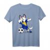 Dabbing Husky Dog Trikot Bosnien und Herzegowina - Fußballfan T-Shirt mit Flagge für Kinder, Trainer & Turniere