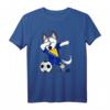 Dabbing Husky Dog Trikot Bosnien und Herzegowina - Fußballfan T-Shirt mit Flagge für Kinder, Trainer & Turniere