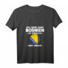 Damen T-Shirt mit V-Ausschnitt - Ein Leben ohne Bosnien ist möglich aber sinnlos, patriotisches Design für Bosnische Frauen