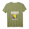 Damen T-Shirt mit V-Ausschnitt - Ein Leben ohne Bosnien ist möglich aber sinnlos, patriotisches Design für Bosnische Frauen