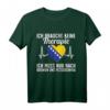 Bosnienflagge T-Shirt - Stolzes Geschenk für Fans, Freunde und Familien mit bosnischen Wurzeln zu Weihnachten, Geburtstag oder als Souvenir
